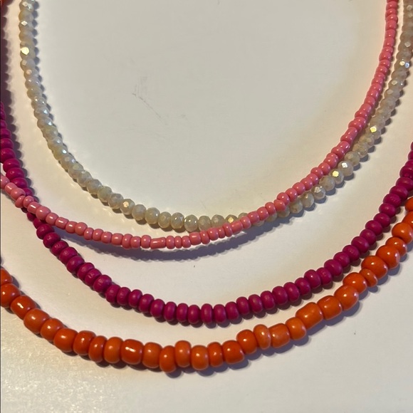 Multicolor Beaded Necklace - Picture 4 of 4